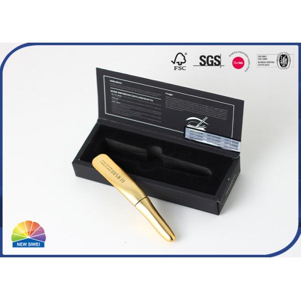 Прикрепленный на петлях авторучкой штемпелевать фольги слоения подарочной коробки крышки лоснистый