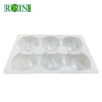 Customized Plastic Bakery Boxes 6 Cells Round PP 0.6mm Thickness For White Mochi
