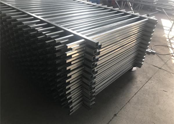 Industrial Steel Security Crimped Spear Fencing Panels