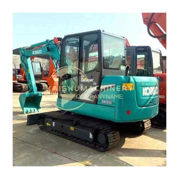 Good Condition Kobelco SK 60 Excavator Mini with 0.24 m3 Bucket Capacity in Shanghai