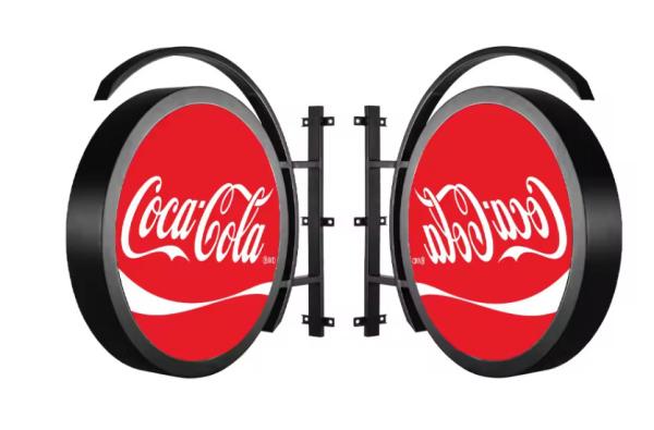 Round Led Display Double Sided led display P4.28 LED Screen Dia-600mm Circular LED Display