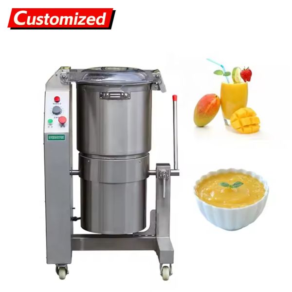 Custom High-Speed Jam Meat Puree Mixer (with Juice Flow Function) Mango Pineapple Durian Chopping and Mixing Machine Fruit Puree Forming Processing Production Line