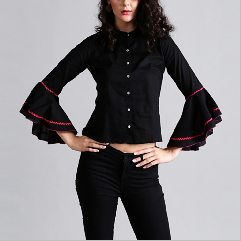 2018 верхних частей пинка дамы шеи моды