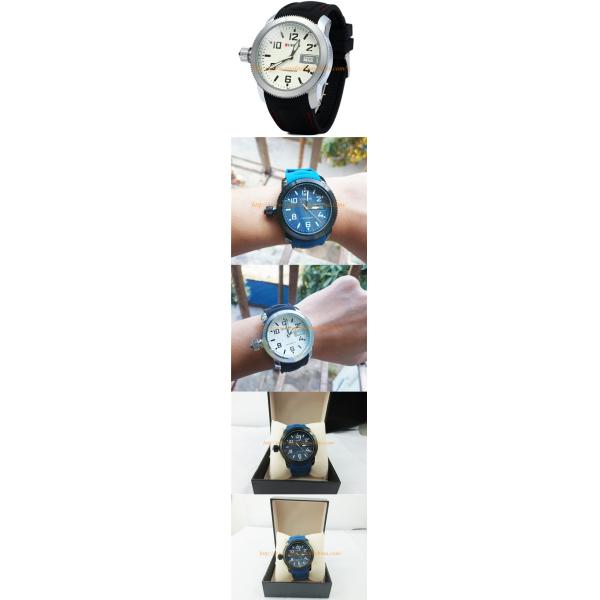 3 Colors Available Red White Blue Stainless Steel Watch Fashion Quartz Watch Date Watches