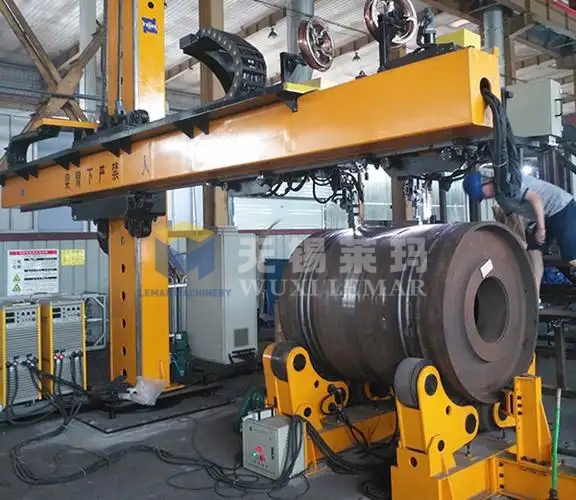 4040 Column & Boom Welding Manipulator, 4×4m Stroke SAW MIG TIG Welding for Tank & Vessel Welding