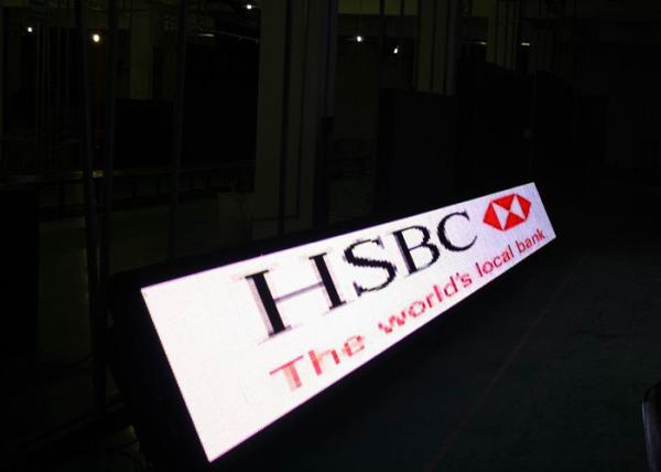 P10 Outdoor Sports Perimeter Led Display with rubber cover for stadium events