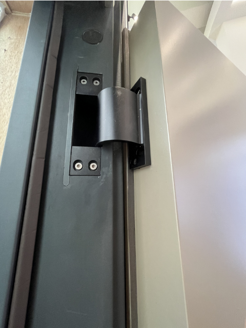 Heat Transfer Surface Modern Steel Door Invisible Hinge Metal Frame