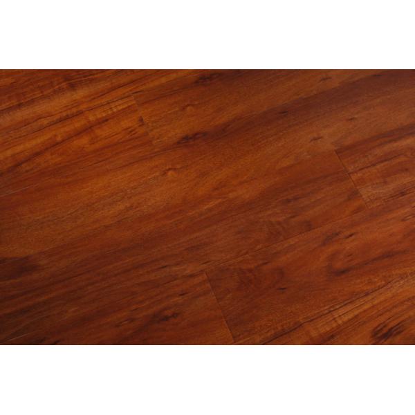 Suelo resistente de la lamina de las quemaduras de cigarrillo HDF para el mercado, pisos superficiales de madera de encargo