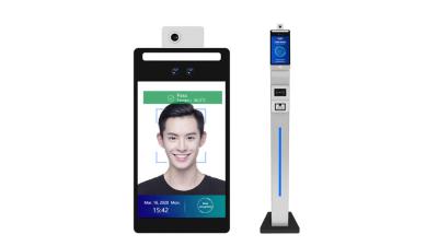 Wall Mounting Temperature Measure Android 7.1 Facial Identification Terminal