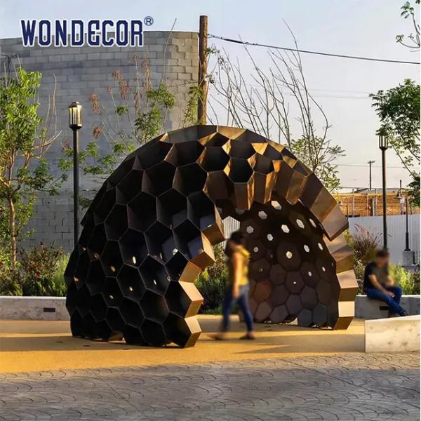 A escultura de aço exterior de Corten personalizou a arte de aço do jardim de Corten