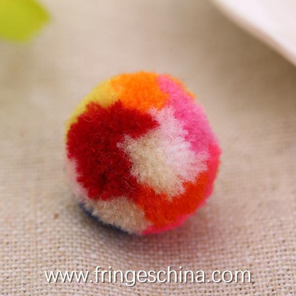 Wholesale Colorful DIY Multicolored Pom Pom Ball For Hat Costume Christmas Decoration