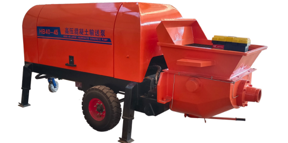 Small Horizontal Fine Stone Concrete Transfer Pump Type 20 Hydraulic Secondary Structure Column Pump