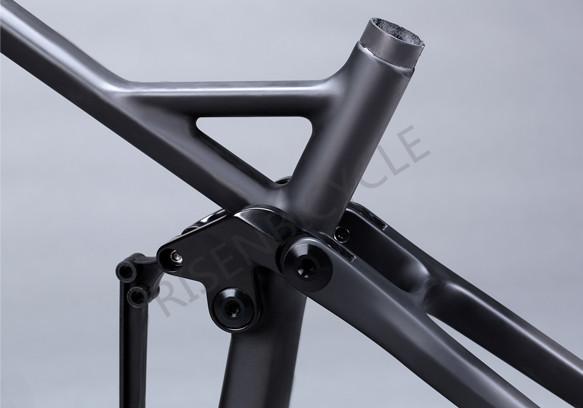 27.5er Boost/ 29er XC Full Suspension Carbon Bike Frame 148x12 Opção de Dual Shock