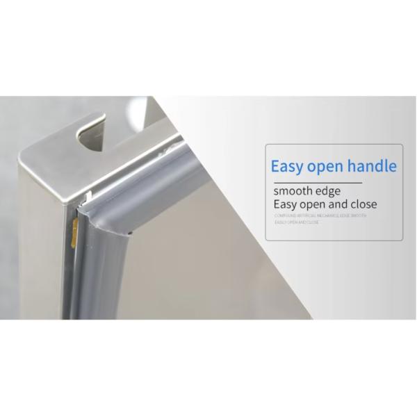 Compresor único frigorífico comercial congelador de temperatura única refrigeración directa