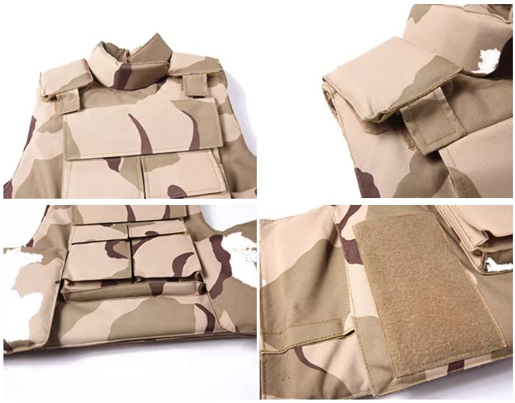 Пуля армии доказательства укола UHMWPE Concealable придает непроницаемость жилет 9mm Para FMJ