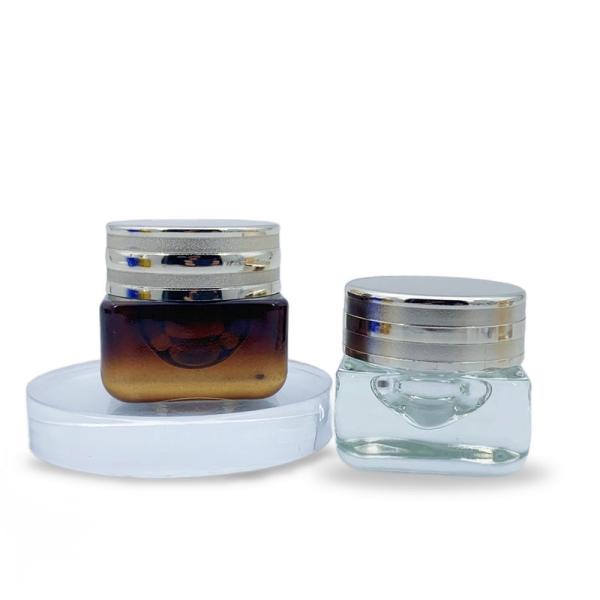 Leakage Proof Cosmetic Packaging Bottle Glass Cream Jar UV Protection