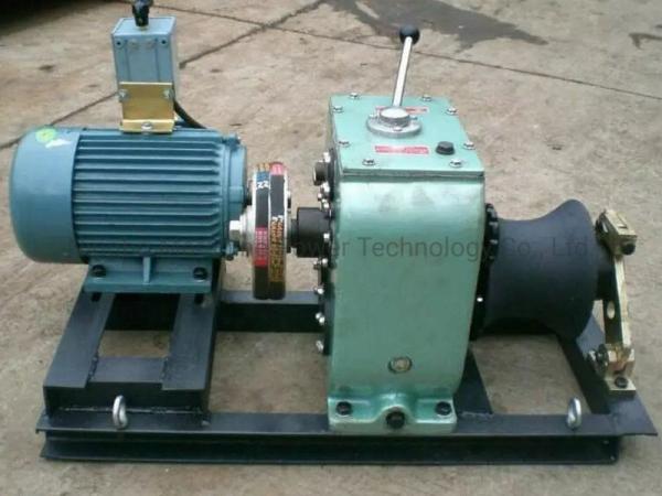 3Ton Belt Drive Traction Cable Pullers Diesel Engine Gasoline Engine Power Winch