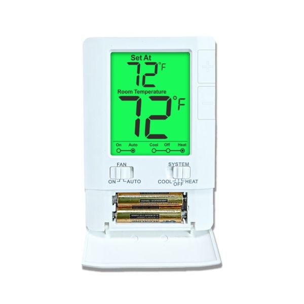 Compressor Delay Protection 5 Minutes Wired Temperature Controller simple thermostat Providing Physical Dimensions 86mm W 125mm H 27mm D For Refrigeration Control