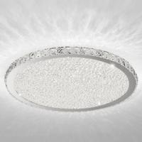 Dormitorio que cena el claro de acero inoxidable Crystal Round Ceiling Light de la luz de techo del LED