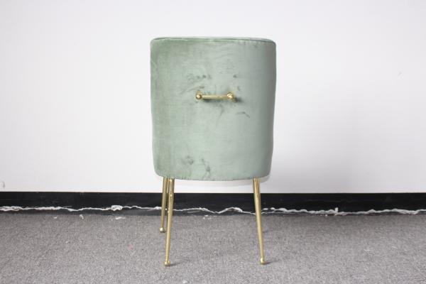 Event wedding single chair wooden chair with velvet stainless steel legs chair