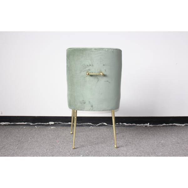 Event wedding single chair wooden chair with velvet stainless steel legs chair