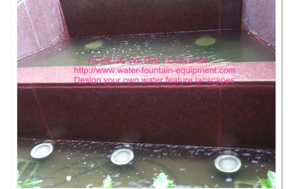 Upright Stainless Steel Water Fountain Project With 2 Circle Rounds Of Adjustable Mixed Air Nozzles