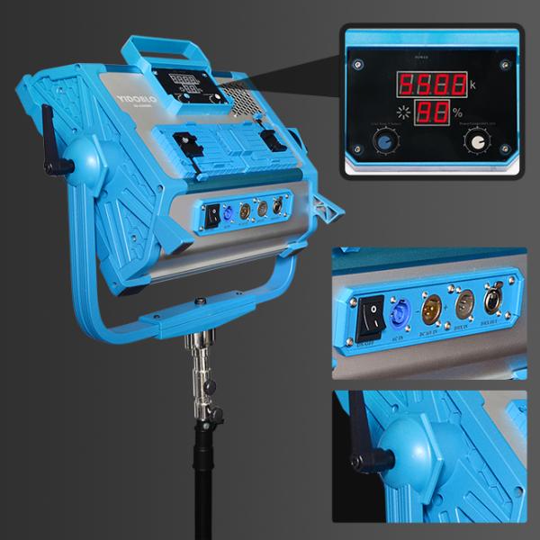 Compact LED Video Studio Lights 200W 100V AI-2000Bi Small Portable Photography Lights