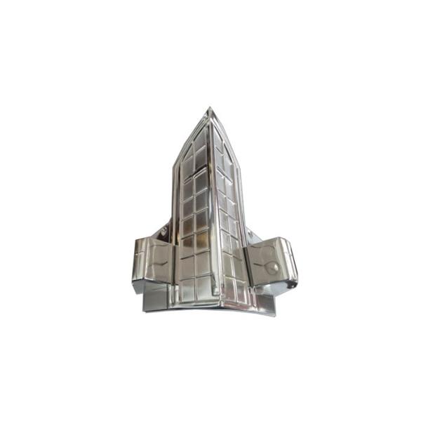 Серебряный перекрестный гроб украшения разделяет стальные пруты для похоронного ларца