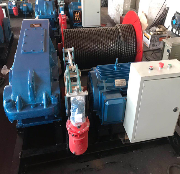 Industrial Electric Winch 3 Ton Capacity Heavy Duty Winches For Marine Shipyard And Construction