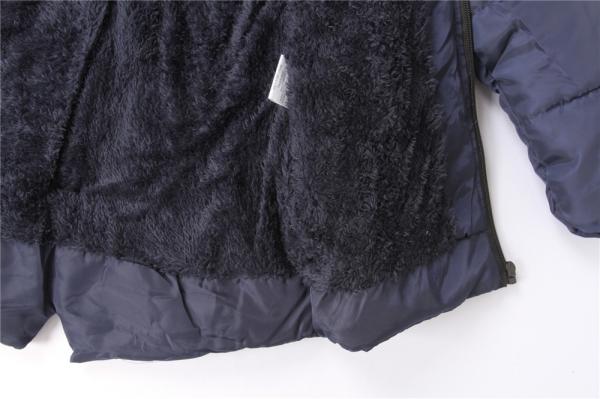 Multicolour Olive Navy Boys Longline Puffer Coat 100% Polyester Fiver