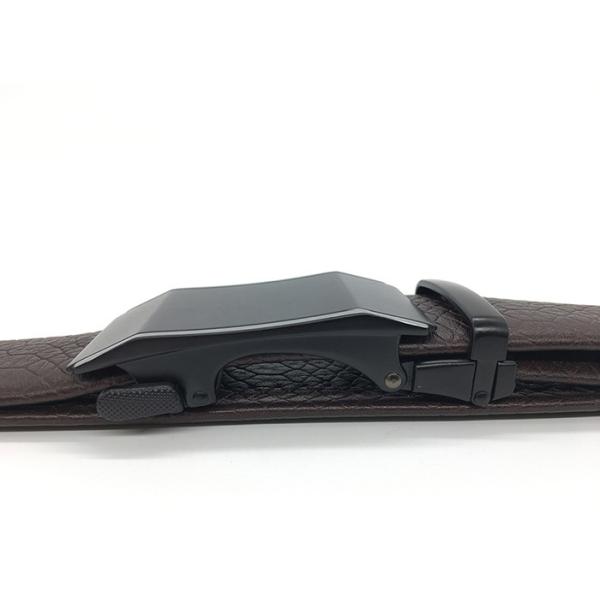 Ремень кожи храповика пояса официального платья людей со съемной пряжкой для больших и высокорослых брюк дела