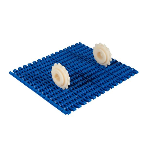                  Modular Plastic Chain Overhead Conveyor with Flight for Food Industry             