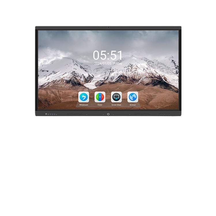 Digital Interactive Electronic Whiteboard 75 Inch 4K LCD Touch Screen Smart Board For Teaching