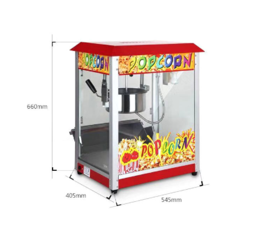 Алюминиевая машина 1300W 15.6kg создателя попкорна 8 Oz коммерчески роскошная красная