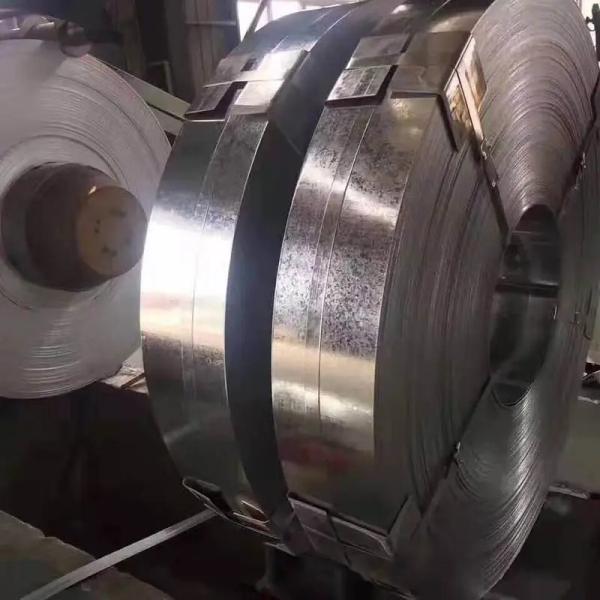 Горячее погружение Gi оцинкованная стальная полоса 0,8 мм Z40g SGCC SGCH Ширина 30 мм-850 мм Регулярный шпангель