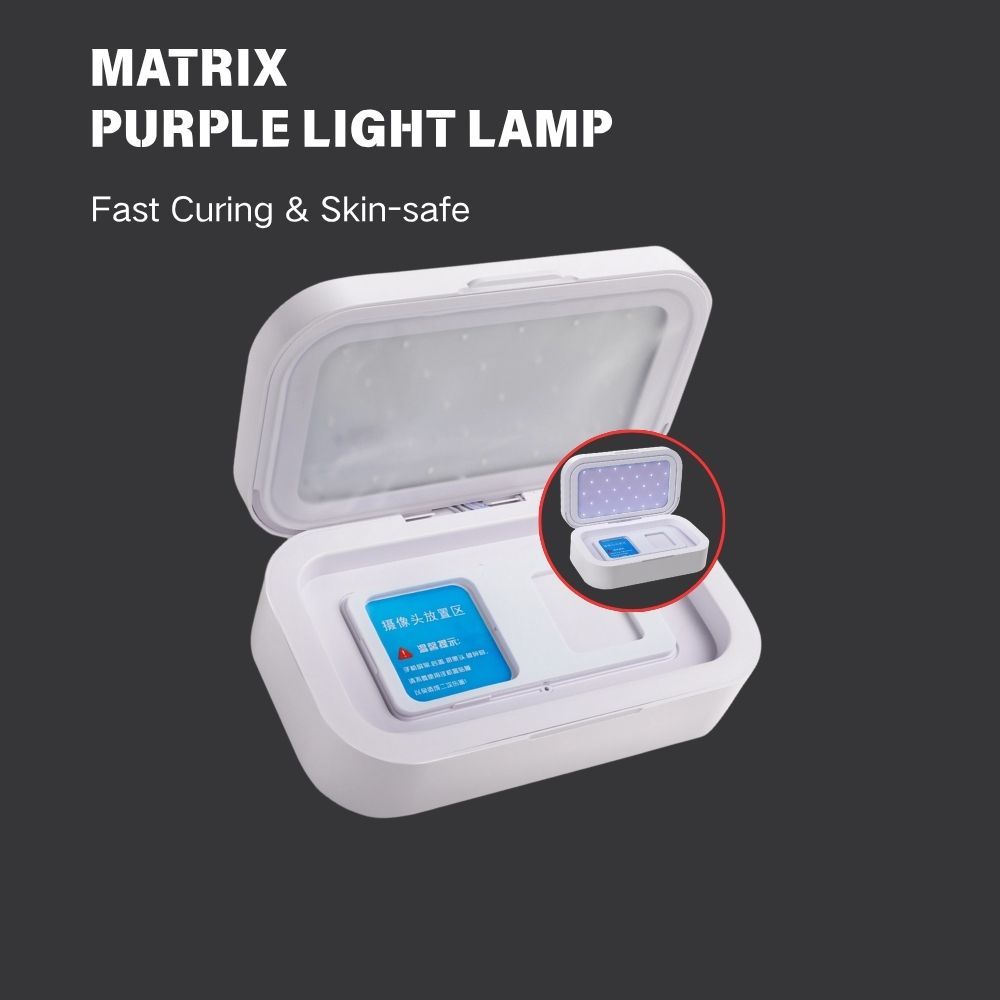 Cell Phone Screen Protector UV Curing Laminator 365-405nm Wavelength One-Touch Button Control White Color