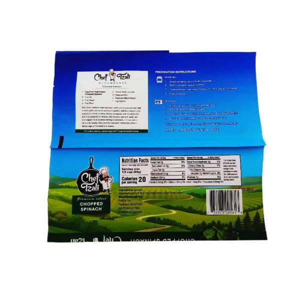 Vente à chaud Sacoche sous vide étanche à la chaleur avec logo personnalisé pour fruits congelés légumes lait sucre aliments pour animaux de compagnie gelée stockage emballage alimentaire