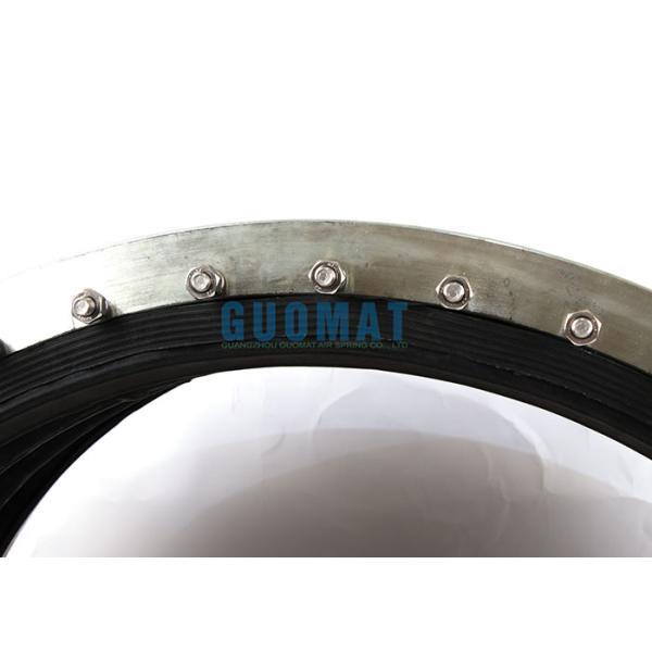 Triple Convoluted Industrial AirBag 384mm Flange Type Air Ride Suspension Spring