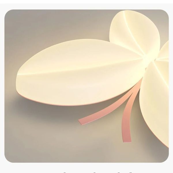 Bedroom Ceiling Lamps Creative Princess Room Little Girl Warm Romantic Butterfly Ceiling Lights(WH-MA-312)