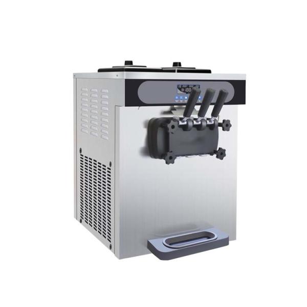 3 Flavor Soft Roll Ice Cream Maker Machine Make Ice Cream Other Snack Machines Commercial Soft Serve Hard Ice Cream Roll Machine
