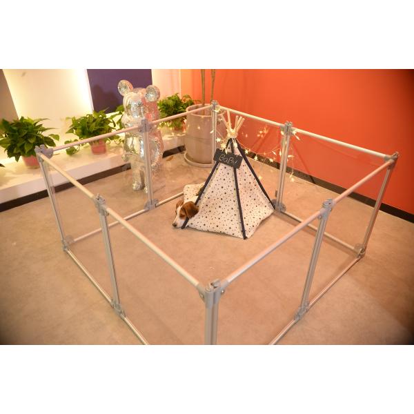 Прочный прозрачный складный детский сад для домашних животных для внутренних и наружных помещений