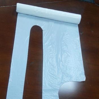 Stable Disposable White Plastic Aprons LF-A-005 Good Insulating Property