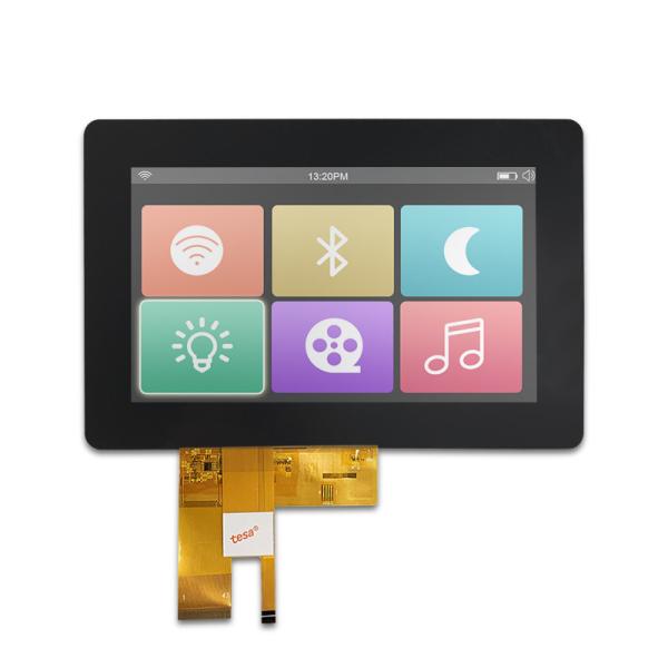 7 Inch PCAP Touch Screen 800x480 Resolution 300cd/m2 Brightness Transmissive