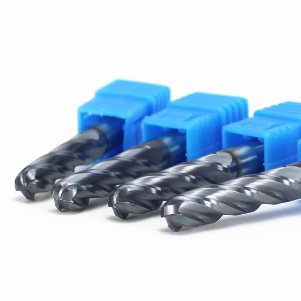 4F Ball Nose End Milling Cutter Diamond CNC Router Bit Tungsten Steel Milling Cutters Coating Options Altin Tin ODM