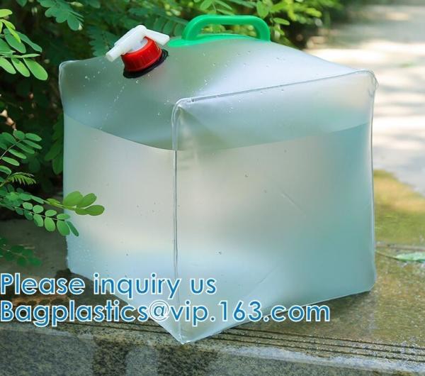 Water Container With Spigot, Storage Carrier Jug, Hiking Backpack, Survival Kit, Water Canteen