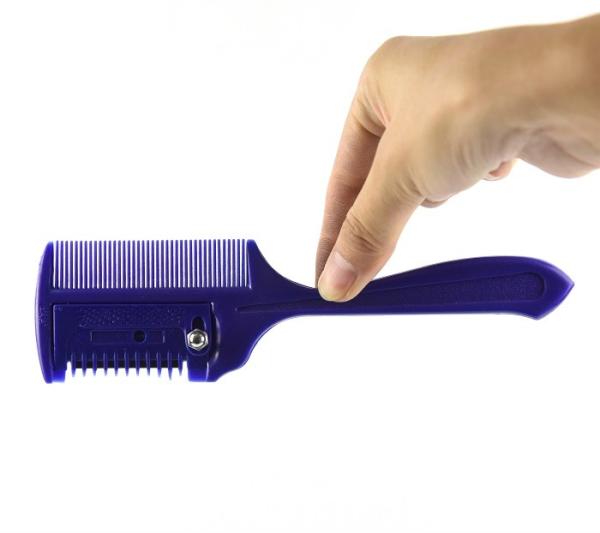 Plastic Horse Grooming Comb , Mane Trimming And Thinning Comb For Horses
