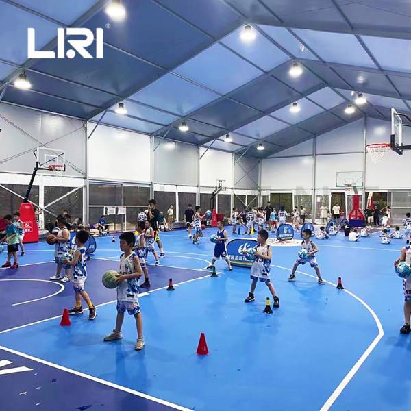 Liri Customized Big Clear Span Tents For Outdoor Event Or Basketball Court