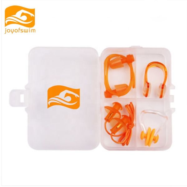 Christmas Tree Shaped Silicone Earplugs And Nose Clip Set Waterproof Comfortable