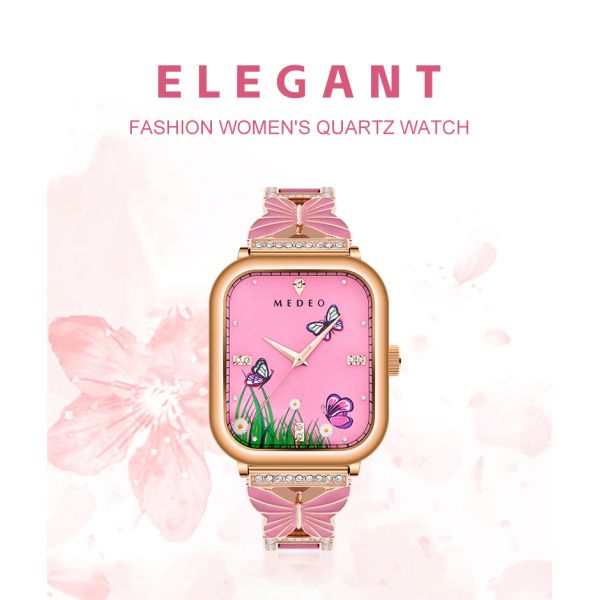 Women's Quartz Watch With Leather Strap | Japanese Movement - Custom Logo Available