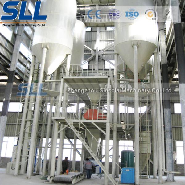 Tower Type Full Automatic Dry Mix Mortar Production Line Carbon Steel Material